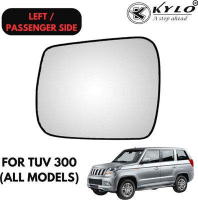 KYLO Manual Passenger Side, Rear View Mirror For Mahindra TUV-300(Exterior, Left)