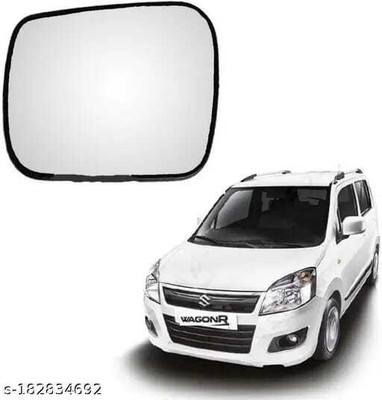 KING AUTO Manual Remote Passenger Side, Rear View Mirror For Maruti Suzuki WagonR(Left, Exterior)