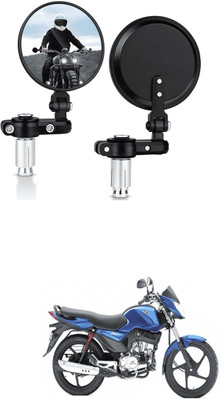 LOVMOTO Manual Rear View Mirror For Hero Splendor Pro(Left, Right)