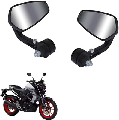 Grandbiker Manual Rear View Mirror, Driver Side, Dual Mirror For Yamaha MT-15(Right, Left)