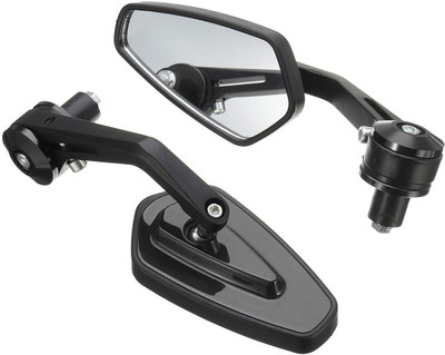 SGTB Manual Rear View Mirror For Yamaha, Royal Enfield Continental GT, FZ-S(Left, Right)
