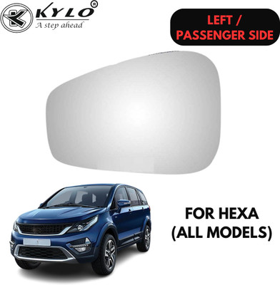 KYLO Manual Passenger Side, Rear View Mirror For Tata Hexa(Exterior, Left)