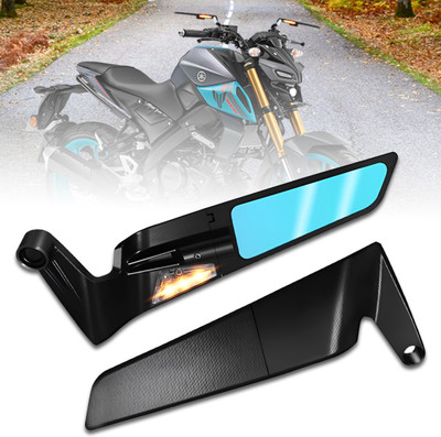 OBEROI'S TRADERS Manual Rear View Mirror For Yamaha Universal For Bike(Left, Right)