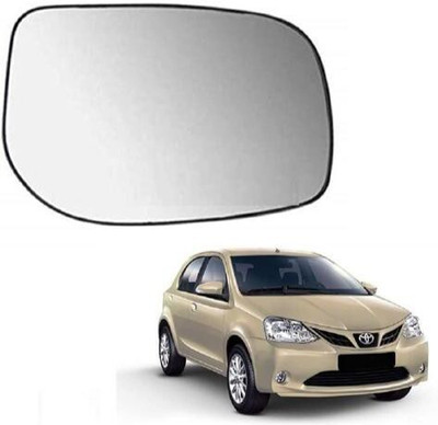 KING AUTO Manual Driver Side, Rear View Mirror For Toyota Etios(Right, Exterior)