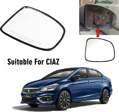 OOLTAH PAHIYA Manual Driver Side, Rear View Mirror For Maruti Suzuki Ciaz(Exterior, Right)