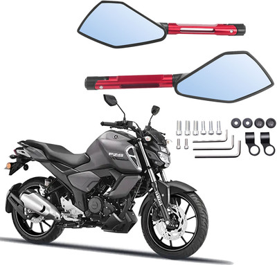 Vagary Manual Rear View Mirror For Universal For Bike FZ-S, FZ-X(Left, Right)