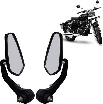 Pious Manual Rear View Mirror For Royal Enfield Classic 350(Left, Right)