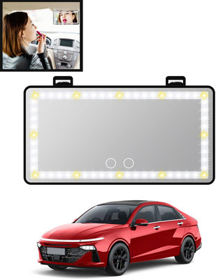 MATIES Manual Vanity Mirror For Universal For Car Verna(Interior)