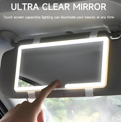 rich mart Manual Vanity Mirror For Universal For Car 1 Series(Interior)