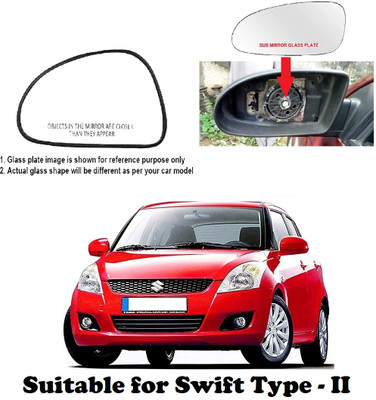 GS Grow n Shine Manual Passenger Side, Rear View Mirror For Maruti Suzuki Swift(Exterior, Left)