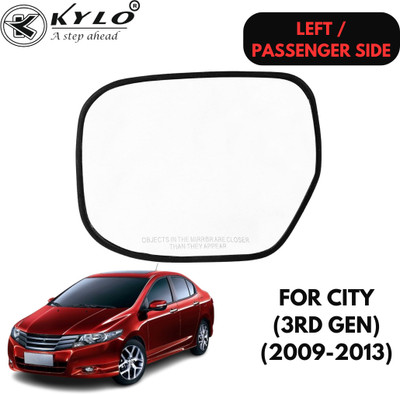 KYLO Manual Passenger Side, Rear View Mirror For Honda City(Exterior, Left)