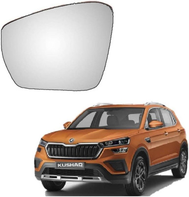 Fusion Manual Remote Passenger Side, Rear View Mirror For Skoda Universal For Car(Left, Exterior)