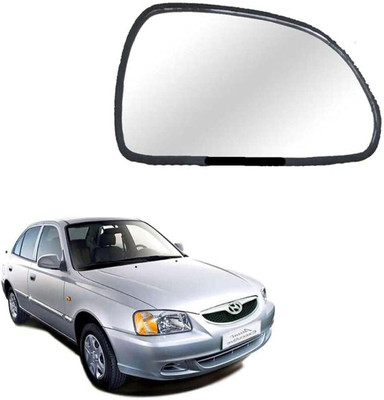 KING AUTO Manual Driver Side, Rear View Mirror For Hyundai Accent(Right, Exterior)