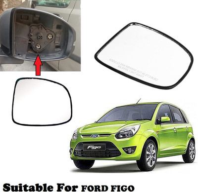 GS Grow n Shine Manual Driver Side, Rear View Mirror For Ford Figo(Exterior, Right)