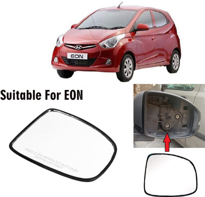 Shubh Auto Manual Driver Side, Rear View Mirror For Hyundai Eon(Exterior, Right)