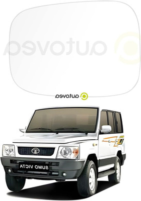Fusion Manual Remote Passenger Side, Rear View Mirror For Tata Sumo(Left, Exterior)