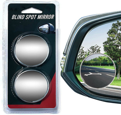 PLINKSY Manual Blind Spot Mirror For Universal For Car Universal For Car(Center)
