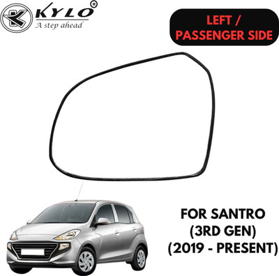 KYLO Manual Passenger Side, Rear View Mirror For Hyundai Santro(Exterior, Left)