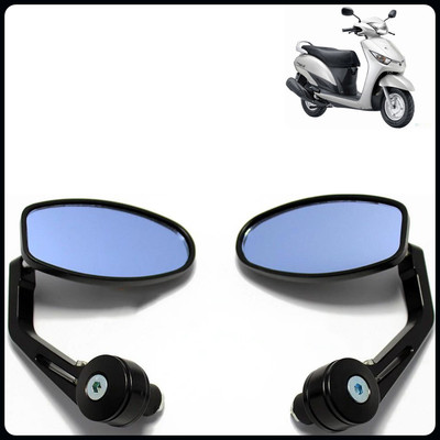 Vtrust Manual Rear View Mirror, Driver Side For Yamaha Universal For Bike(Left, Right)