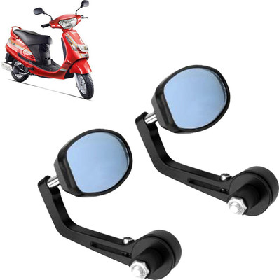 GOLSM Manual Rear View Mirror, Dual Mirror, Driver Side For Mahindra Duro DZ(Left, Right)