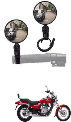 LOVMOTO Manual Rear View Mirror For Bajaj Avenger 220 DTS-i(Left, Right)