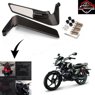 Autoinnovation Manual Rear View Mirror, Blind Spot Mirror, Dual Mirror For Mahindra Pantero(Right, Left)