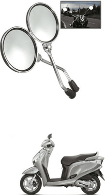 LOVMOTO Manual Rear View Mirror For Piaggio Universal For Bike(Left, Right)