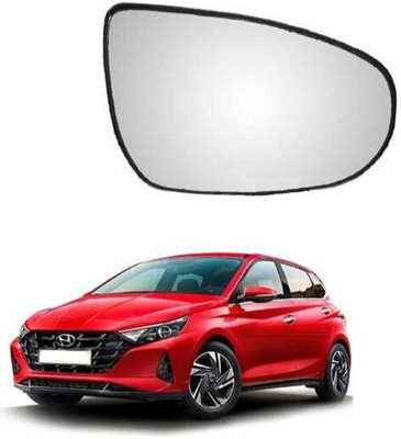 KING AUTO Manual Remote Driver Side, Rear View Mirror For Hyundai i20(Right, Exterior)