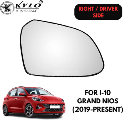 KYLO Manual Driver Side, Rear View Mirror For Hyundai Grand i10(Exterior, Right)