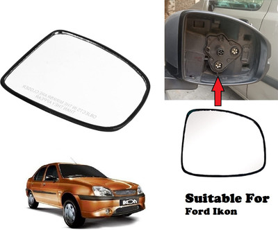 Shubh Auto Manual Driver Side, Rear View Mirror For Ford Ikon(Exterior, Right)