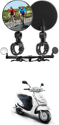 LOVMOTO Manual Rear View Mirror For Mahindra Rodeo RZ(Left, Right)