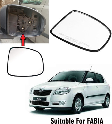GS Grow n Shine Manual Driver Side, Rear View Mirror For Skoda Fabia(Exterior, Right)