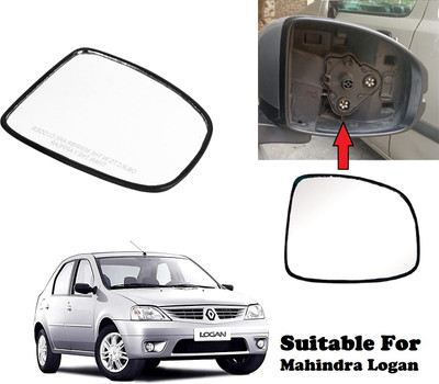 OOLTAH PAHIYA Manual Driver Side, Rear View Mirror For Mahindra Logan(Exterior, Right)