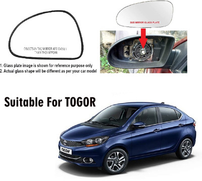 GS Grow n Shine Manual Passenger Side, Rear View Mirror For Tata Tigor(Exterior, Left)
