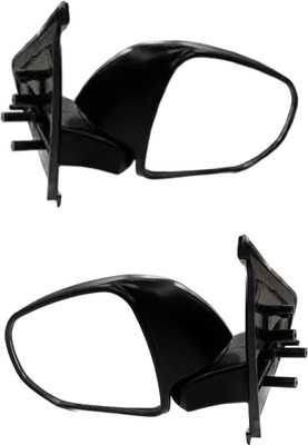 Mirax Manual Driver Side, Rear View Mirror, Passenger Side For Nissan Go+, Go(Left, Right, Exterior)