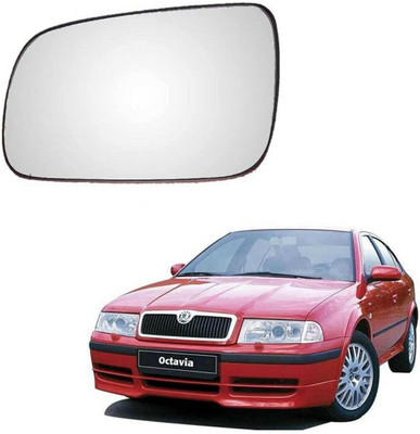 KING GENUNE Manual Remote Passenger Side, Rear View Mirror For Skoda Octavia(Left, Exterior)