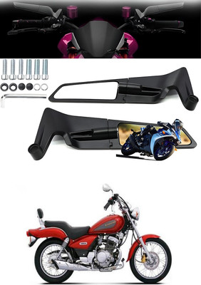 GONAMA Manual Blind Spot Mirror For Bajaj Pulsar 150 DTS-i(Center)