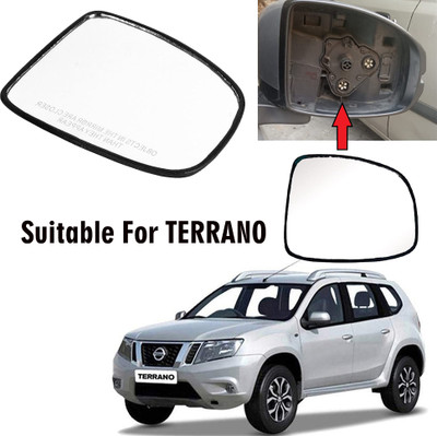 GS Grow n Shine Manual Driver Side, Rear View Mirror For Nissan Terrano(Exterior, Right)