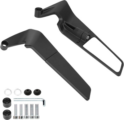 carfrill Manual Rear View Mirror For Honda Universal For Bike(Right, Left)