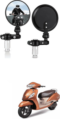 LOVMOTO Manual Rear View Mirror For Hero Achiever(Left, Right)