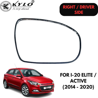 KYLO Manual Driver Side, Rear View Mirror For Hyundai i20 Elite(Exterior, Right)