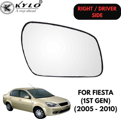 KYLO Manual Driver Side, Rear View Mirror For Ford Fiesta(Exterior, Right)