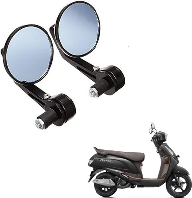 JMA TRADING Manual Rear View Mirror For Suzuki Universal For Bike(Left, Right)