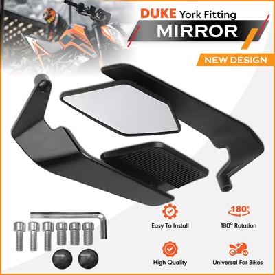 OBEROI'S TRADERS Manual Rear View Mirror For KTM Duke 200, Duke 390(Left, Right)
