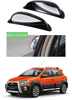 PRTEK Manual Rear View Mirror For Toyota Etios Cross(Exterior)