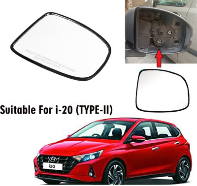 GS Grow n Shine Manual Driver Side, Rear View Mirror For Hyundai i20(Exterior, Right)