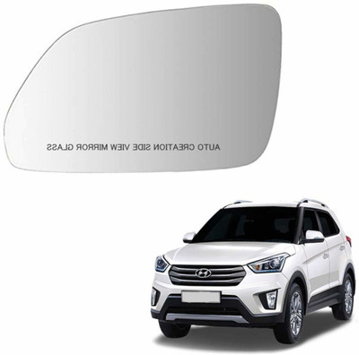 KING GENUINE Manual Remote Rear View Mirror, Passenger Side For Hyundai Creta(Left, Exterior)