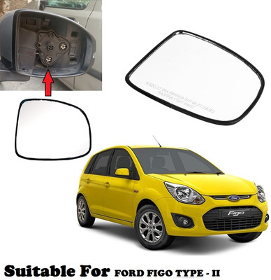 OOLTAH PAHIYA Manual Driver Side, Rear View Mirror For Ford Figo(Exterior, Right)