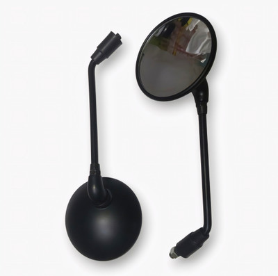 RED ALIENS Manual Rear View Mirror For Royal Enfield Classic 500, Hunter 350, Meteor 350, Thunderbird 350, Classic 350(Right, Left)