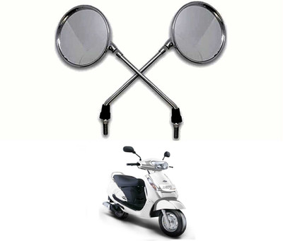 PRTEK Manual Rear View Mirror For Mahindra Duro DZ(Center)